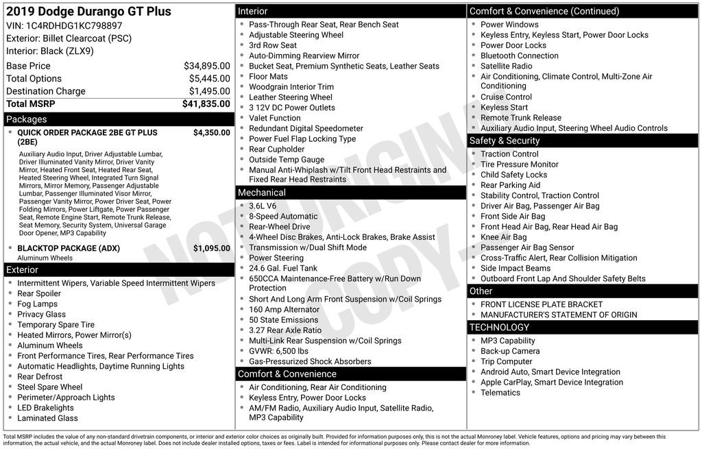 Used 2019 Dodge Durango GT image 10