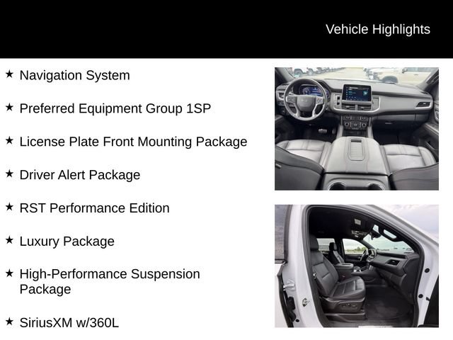 Certified 2024 Chevrolet Tahoe RST w/ RST Performance Edition AWD/4WD image 12