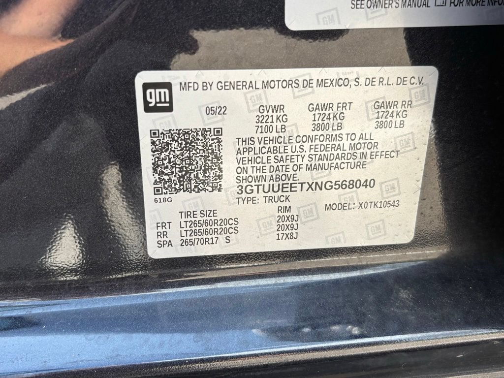 Used 2022 GMC Sierra 1500 AT4 w/ AT4 Preferred Package AWD/4WD image 28