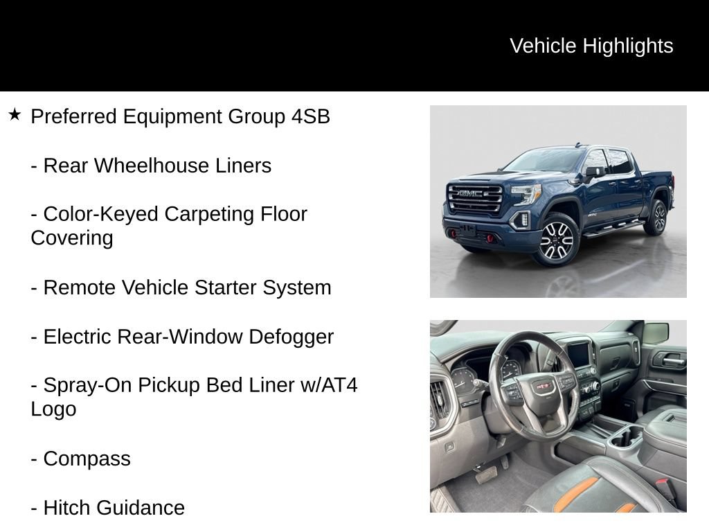Used 2019 GMC Sierra 1500 AT4 w/ AT4 Premium Package AWD/4WD image 11