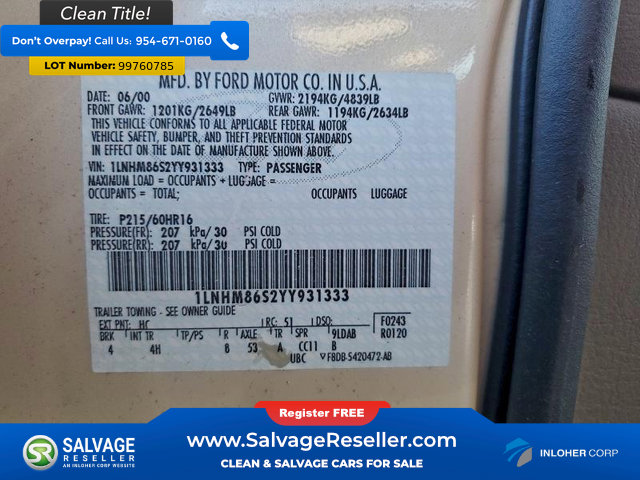 Used 2000 Lincoln LS image 16