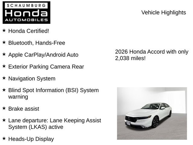 Used 2026 Honda Accord Touring image 14