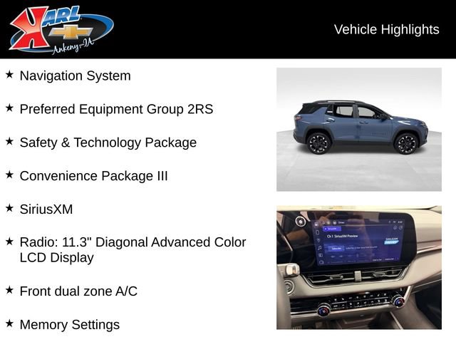 Certified 2025 Chevrolet Equinox RS w/ Safety and Technology Package AWD/4WD image 2