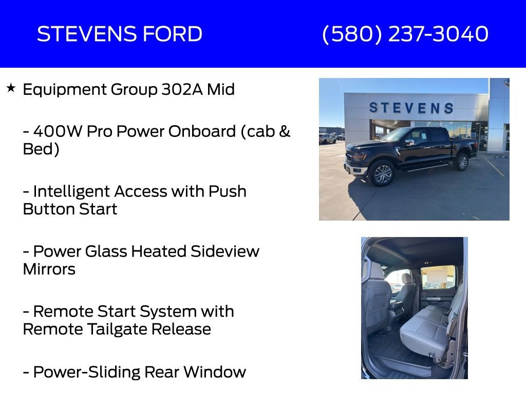New 2026 Ford F150 XLT w/ Equipment Group 302A MID image 12