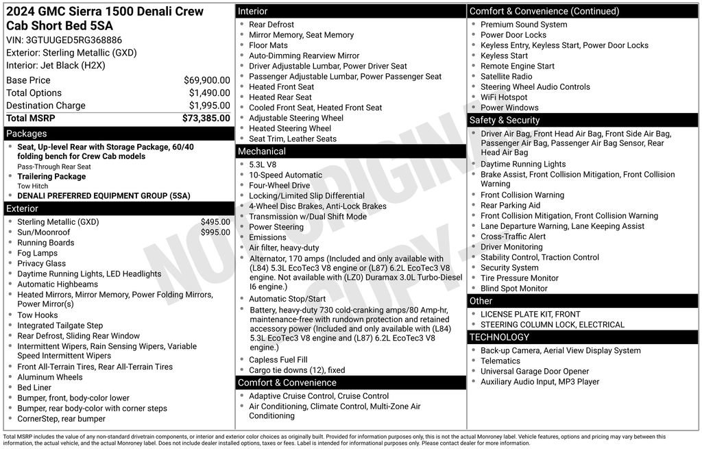 Used 2024 GMC Sierra 1500 Denali image 2