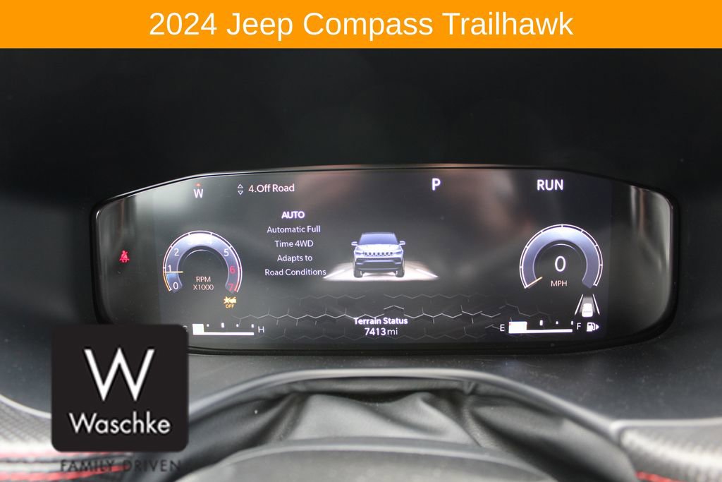 Used 2024 Jeep Compass Trailhawk w/ Trailhawk Elite Group AWD/4WD image 37