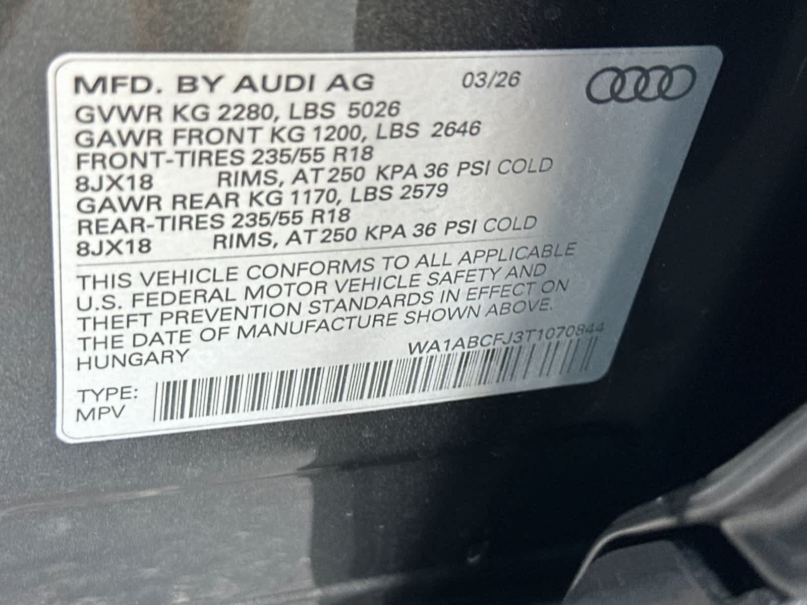 New 2026 Audi Q3 quattro 2.0T AWD/4WD image 28