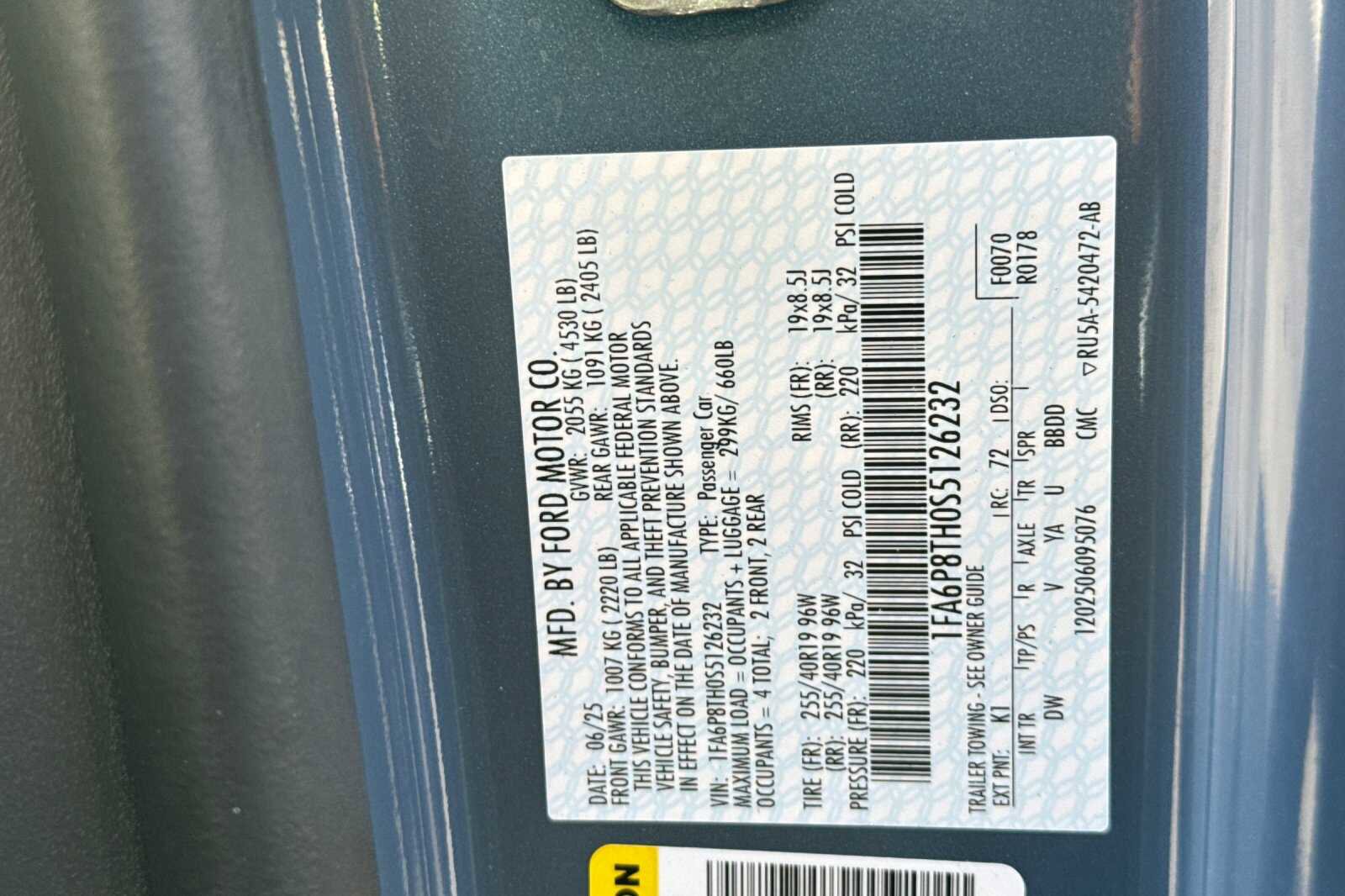 New 2025 Ford Mustang Coupe image 30