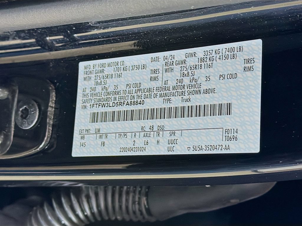 Certified 2024 Ford F150 XLT w/ Equipment Group 302A MID AWD/4WD image 39