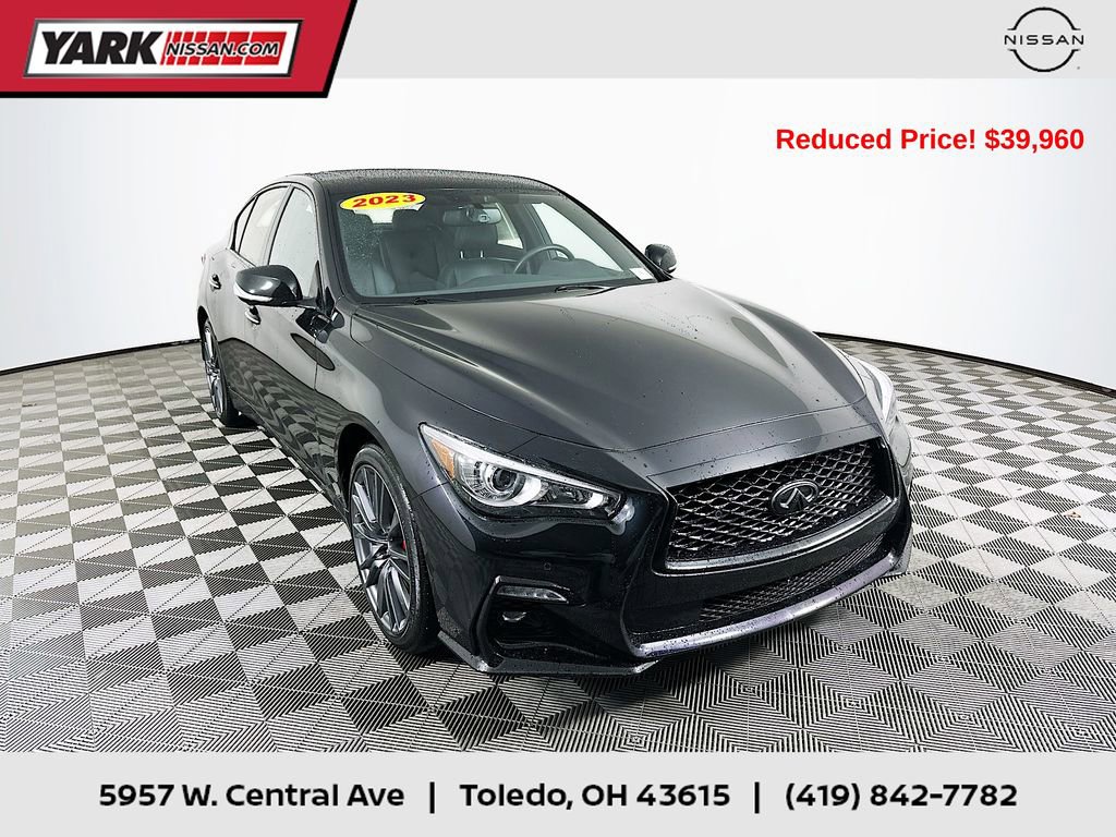 Used 2023 INFINITI Q50 Red Sport 400 w/ Black Opal Edition AWD/4WD image 1