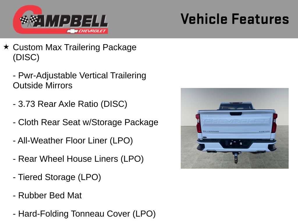 Used 2021 Chevrolet Silverado 1500 Custom w/ Custom Max Trailering Package image 21