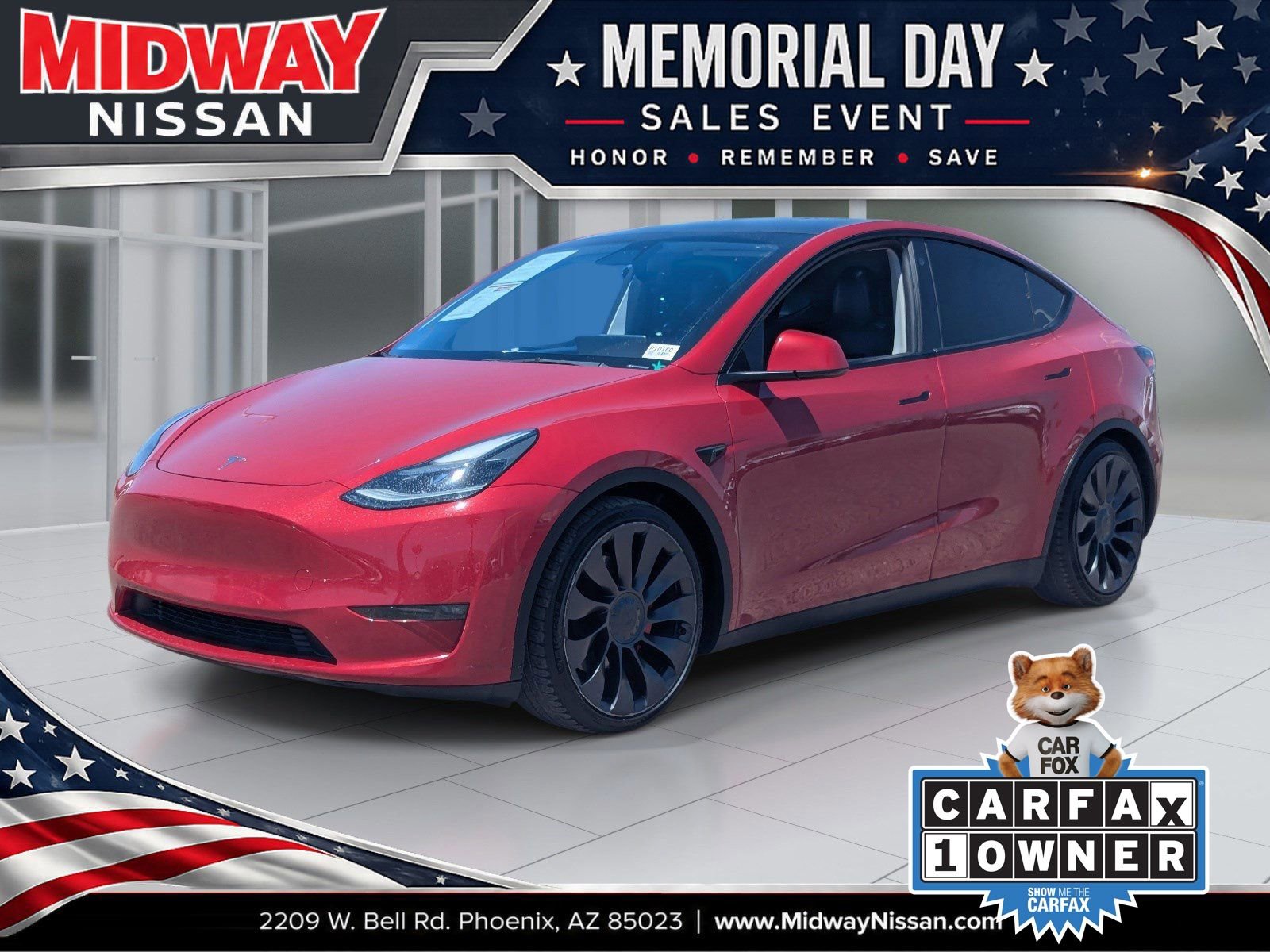 Used 2021 Tesla Model Y Performance AWD/4WD image 1