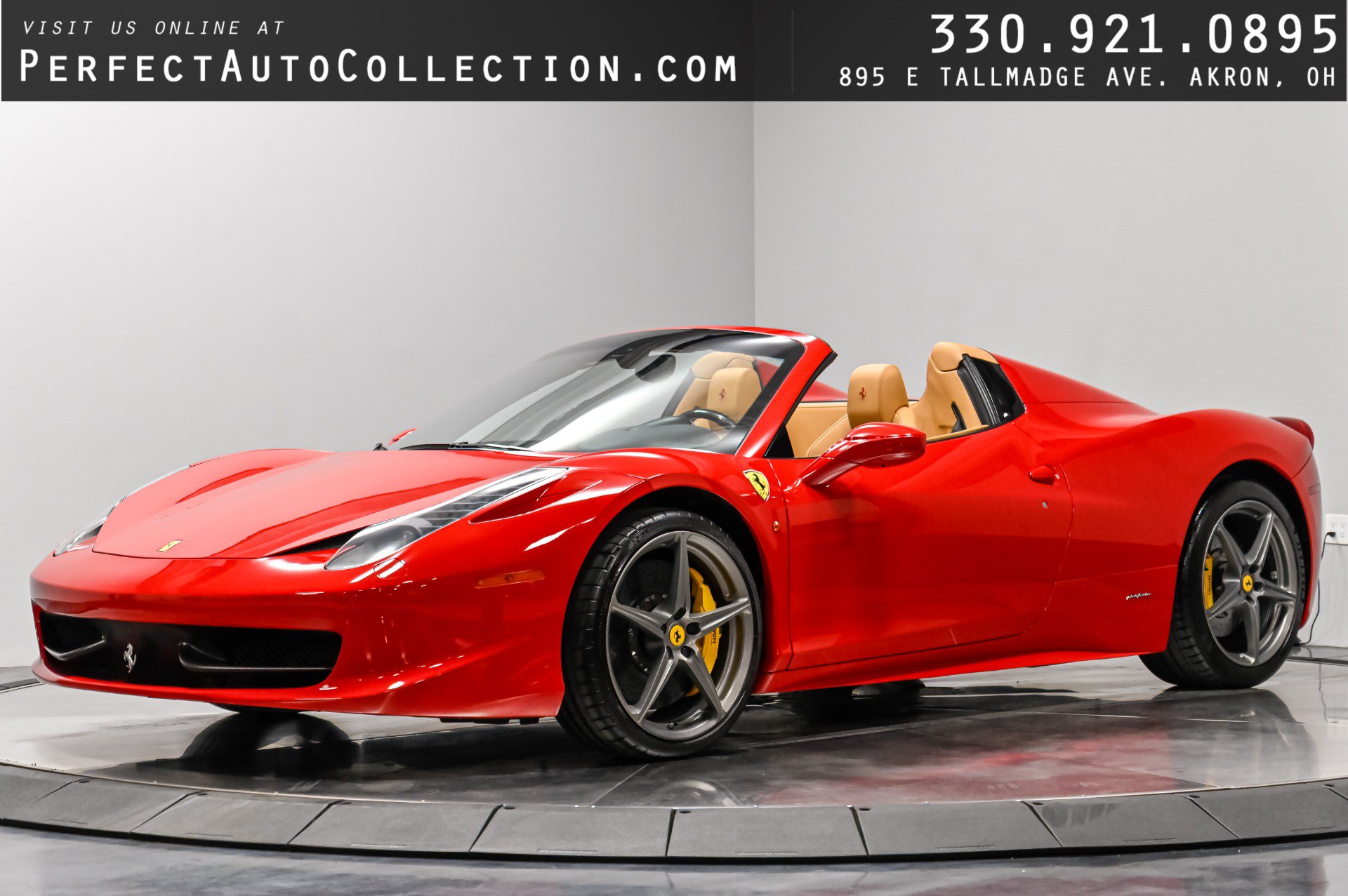 Used 2013 Ferrari 458 Spider RWD image 1