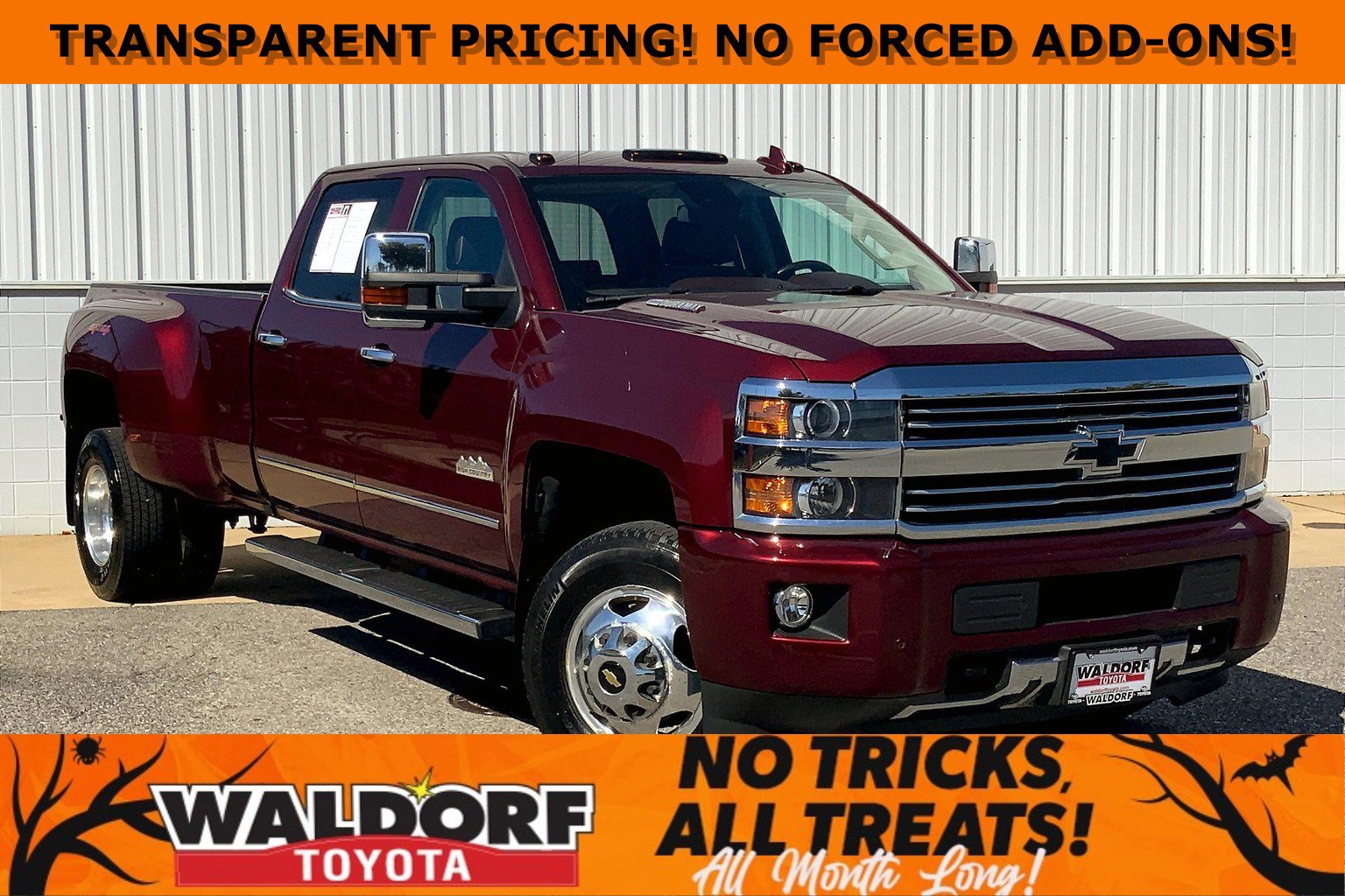 Used 2016 Chevrolet Silverado 3500 High Country w/ Duramax Plus Package