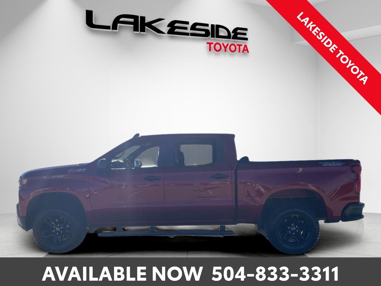 Used 2021 Chevrolet Silverado 1500 Custom Trail Boss w/ LPO, Dark Essentials Package image 3