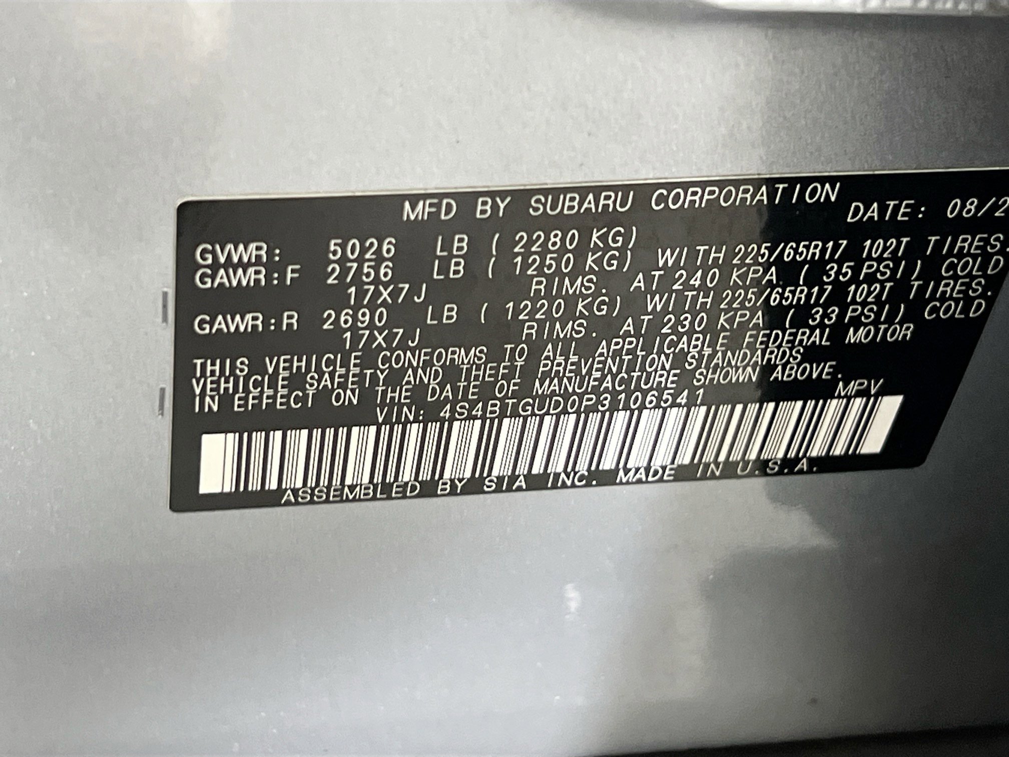 Used 2023 Subaru Outback Wilderness AWD/4WD image 32