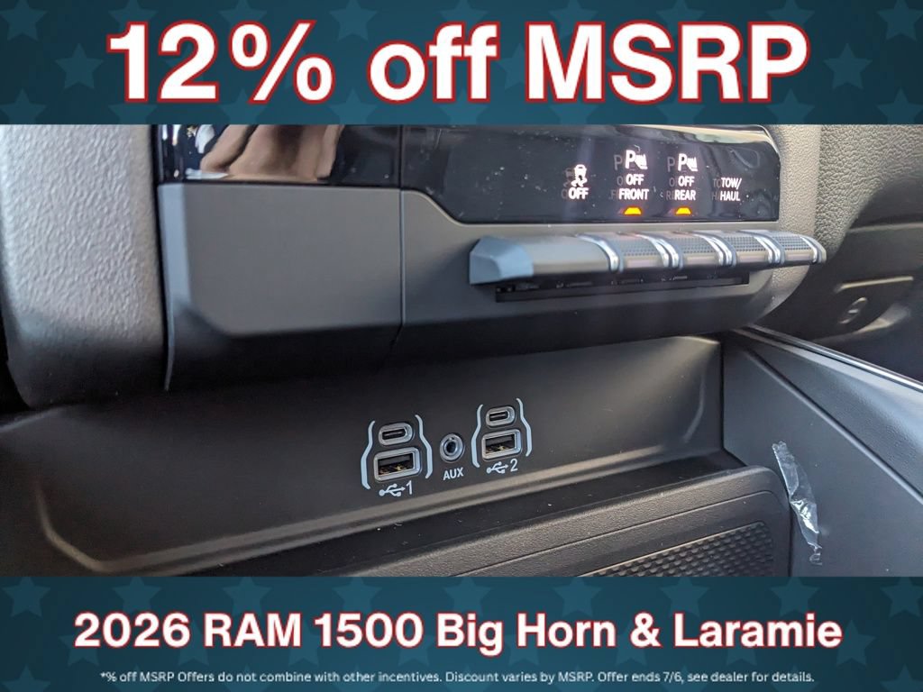 New 2026 RAM 1500 Big Horn w/ Night Edition AWD/4WD image 30