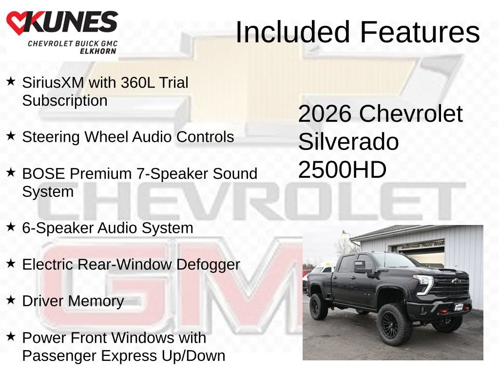 New 2026 Chevrolet Silverado 2500 LTZ w/ Trail Boss Package AWD/4WD image 3
