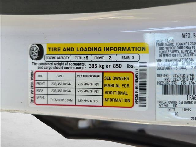 Used 2015 Ford Fusion SE w/ Equipment Group 202A FWD image 14