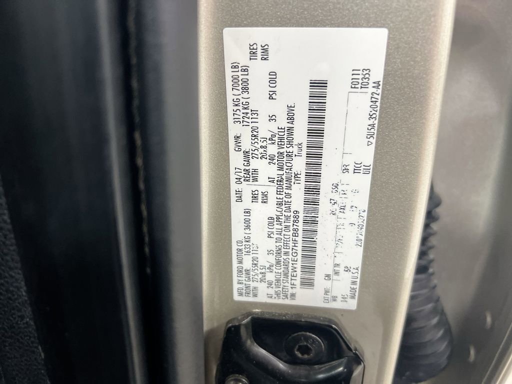 Used 2017 Ford F150 Platinum w/ Equipment Group 701A Luxury AWD/4WD image 29