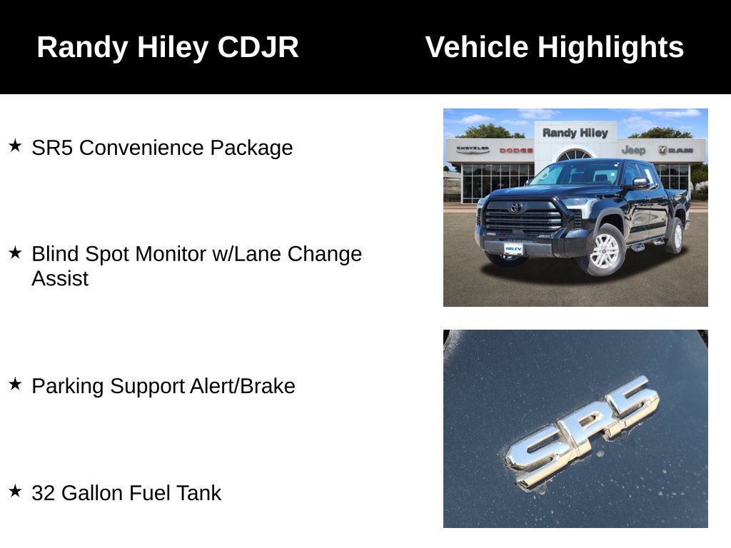 Used 2024 Toyota Tundra SR5 w/ SR5 Convenience Package AWD/4WD image 5