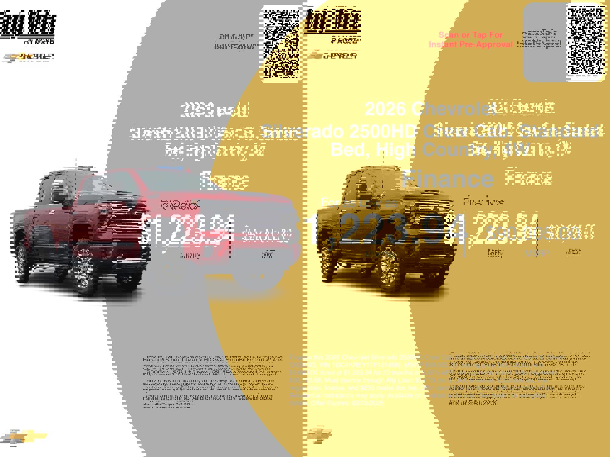 New 2026 Chevrolet Silverado 2500 High Country w/ Technology Package image 6