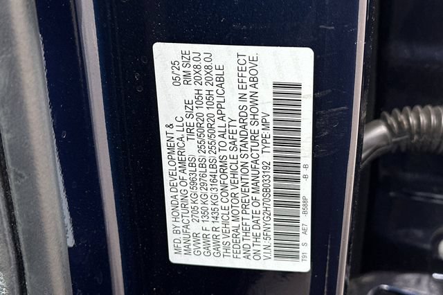 Used 2025 Honda Pilot Touring image 35
