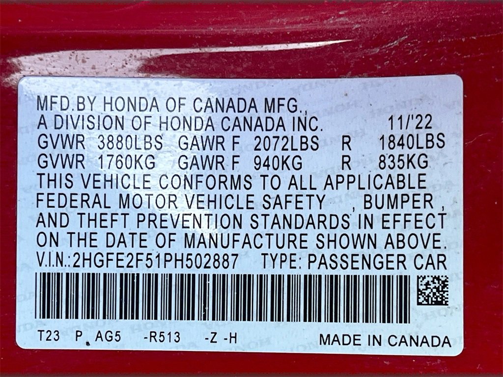 Used 2023 Honda Civic Sport image 31