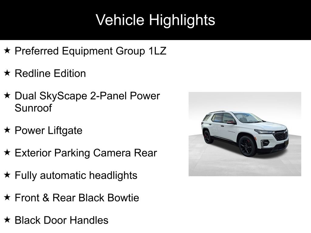 Used 2024 Chevrolet Traverse Premier w/ Redline Edition image 2