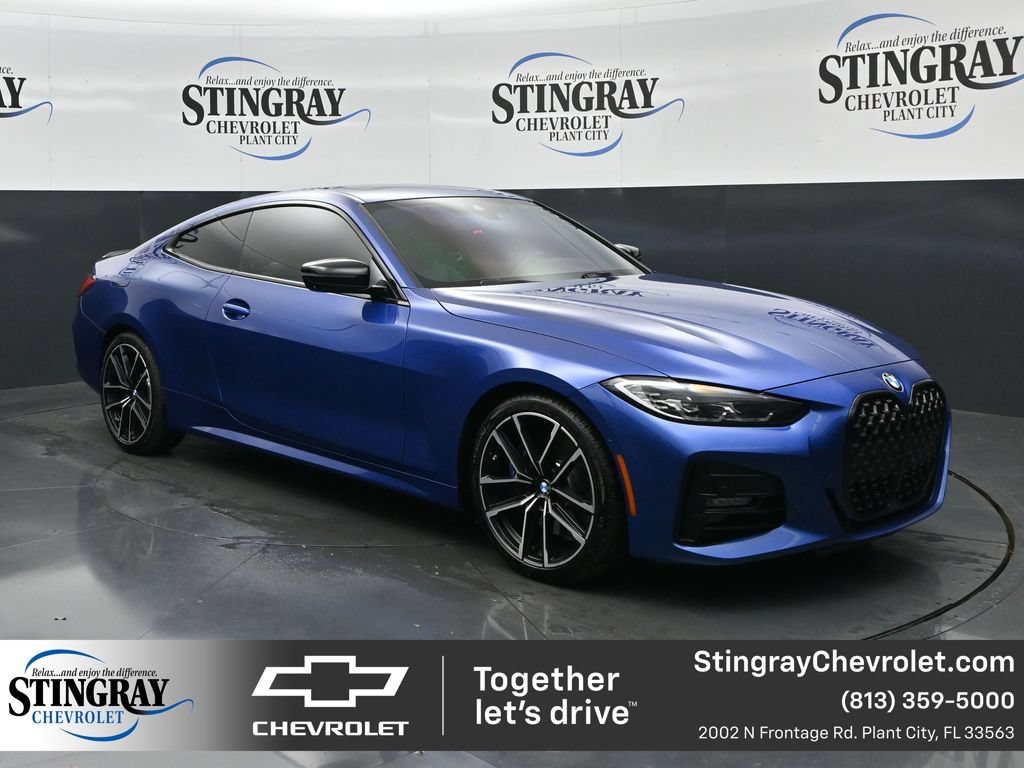 Used 2021 BMW 430i xDrive Coupe w/ M Sport Package AWD/4WD image 1