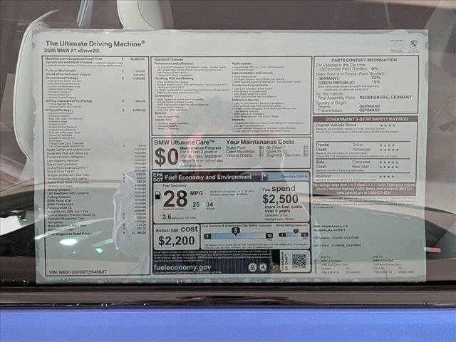 New 2026 BMW X1 xDrive28i w/ M Sport Package image 18