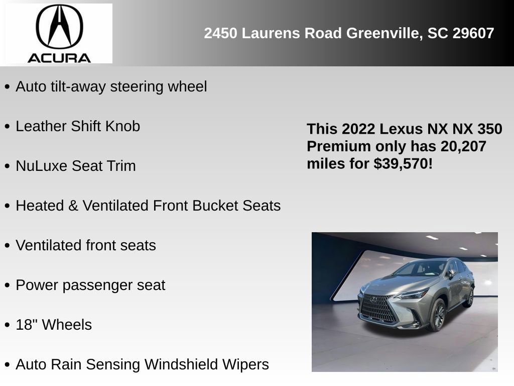 Used 2022 Lexus NX 350 AWD image 27