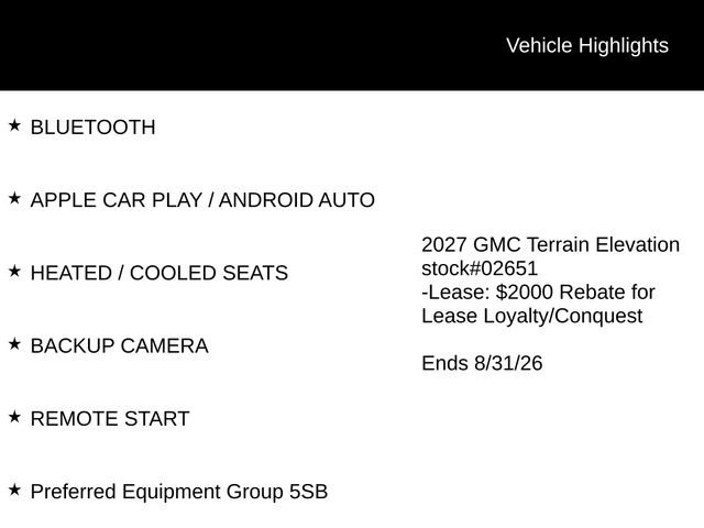 New 2027 GMC Terrain Denali AWD/4WD image 2