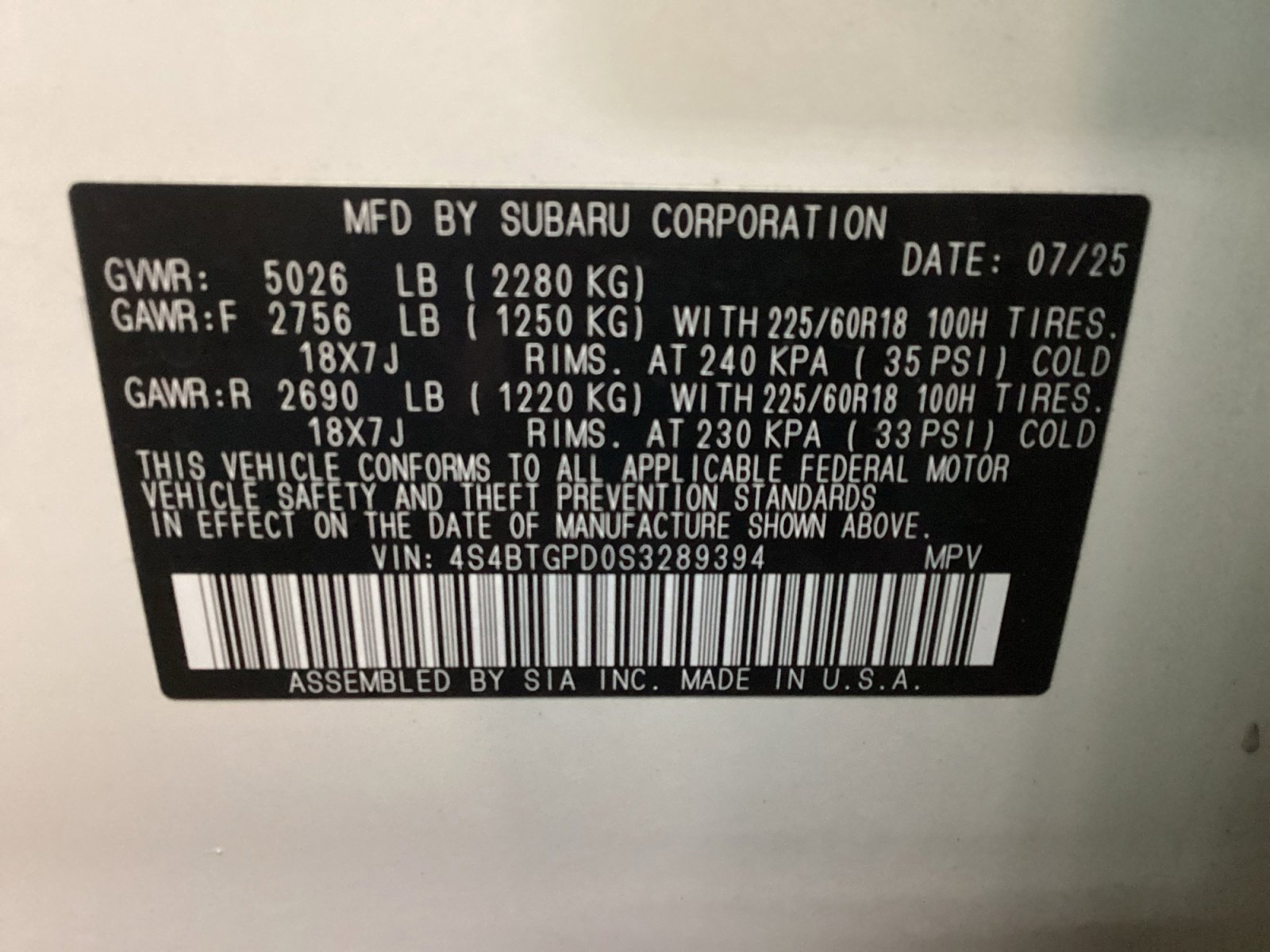 Certified 2025 Subaru Outback Touring XT w/ Tech Package 2 AWD/4WD image 16