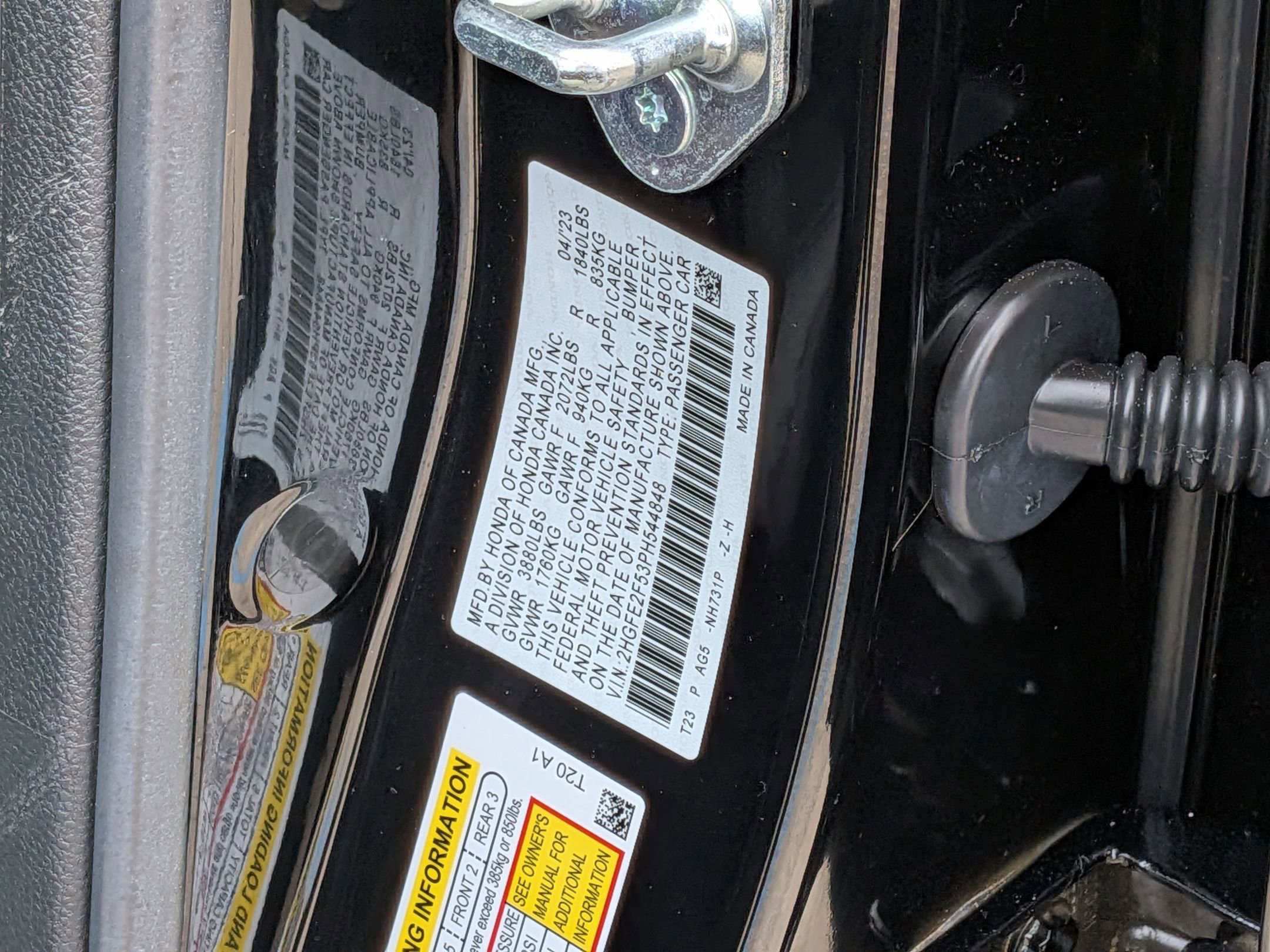 Certified 2023 Honda Civic Sport image 29