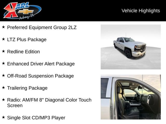 Certified 2017 Chevrolet Silverado 1500 LTZ Z71 w/ Redline Edition video 2