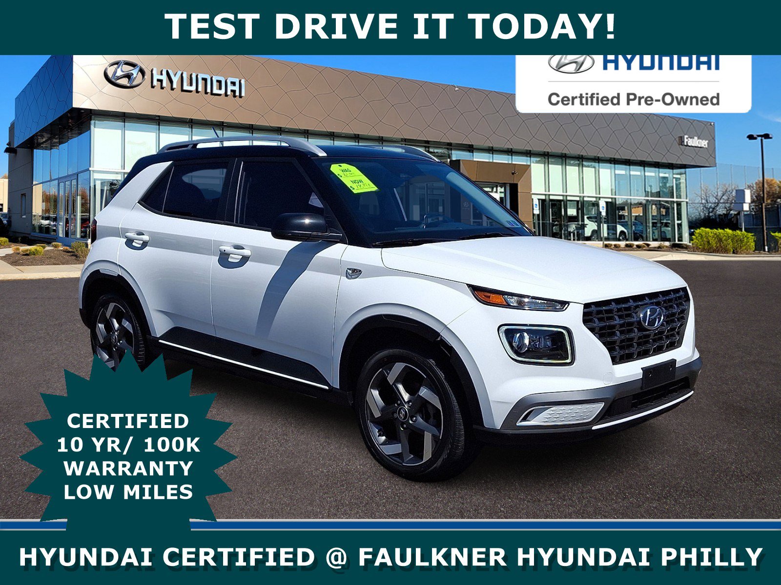 Certified 2023 Hyundai Venue Limited w/ Cargo Package FWD image 1