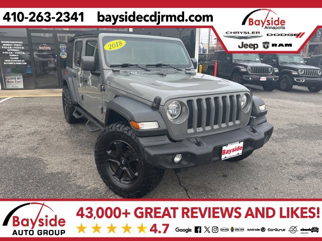 Used 2018 Jeep Wrangler Unlimited Sport S