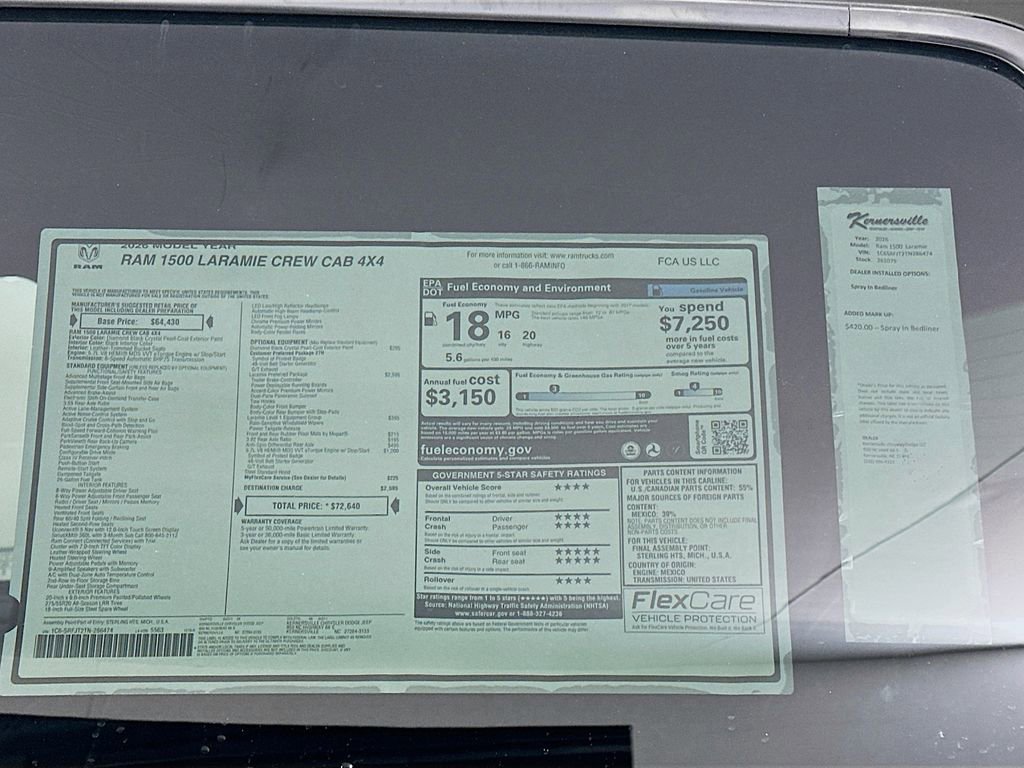 New 2026 RAM 1500 Laramie w/ Laramie Preferred Package image 21