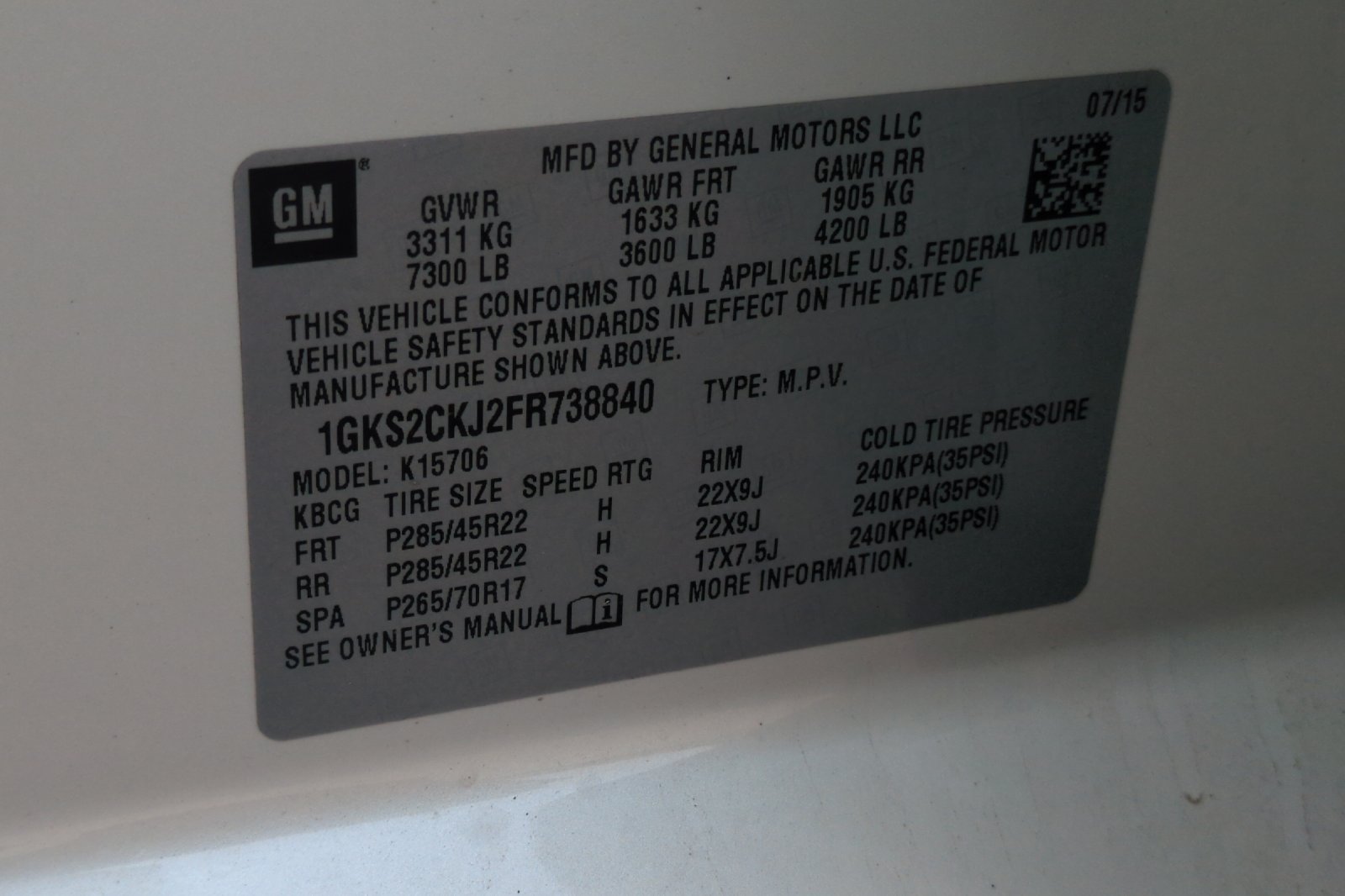 Used 2015 GMC Yukon Denali w/ Premium Package AWD/4WD image 53
