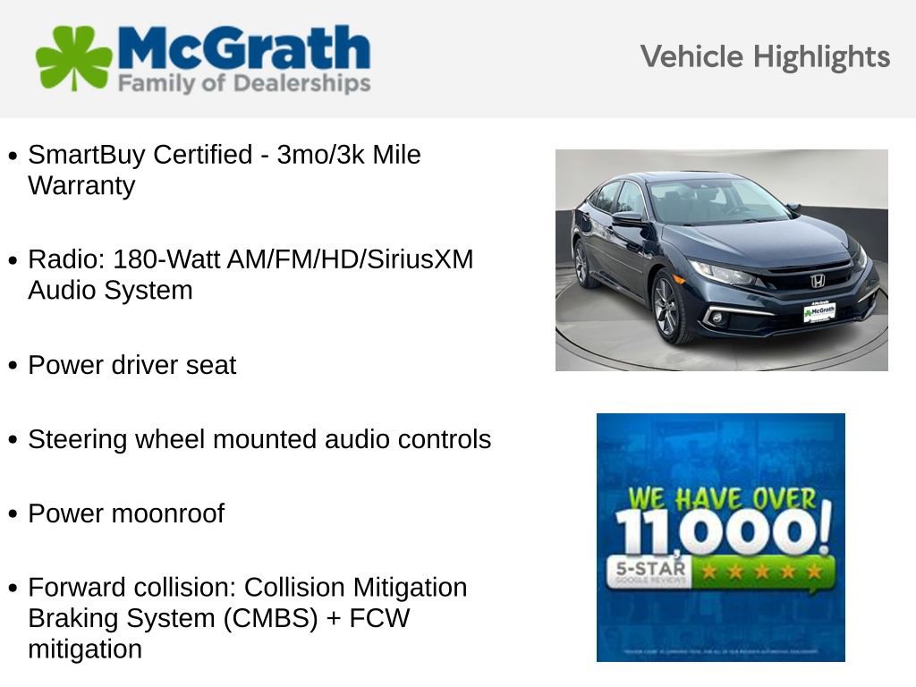 Used 2020 Honda Civic EX image 5