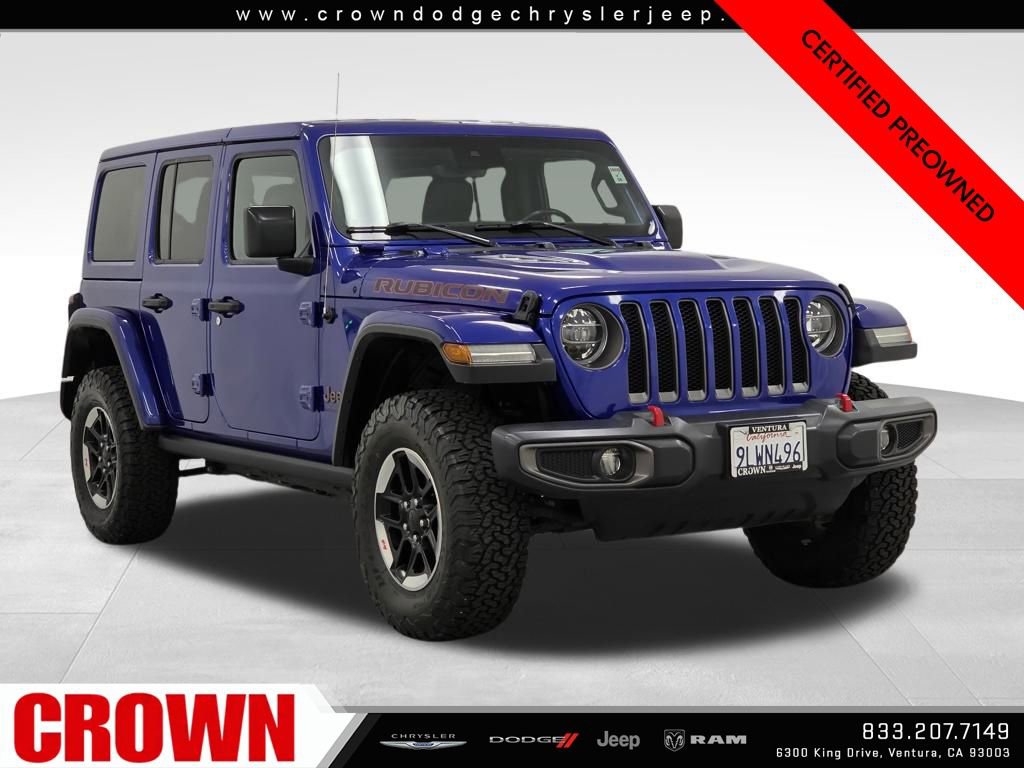 Certified 2019 Jeep Wrangler Unlimited Rubicon image 1