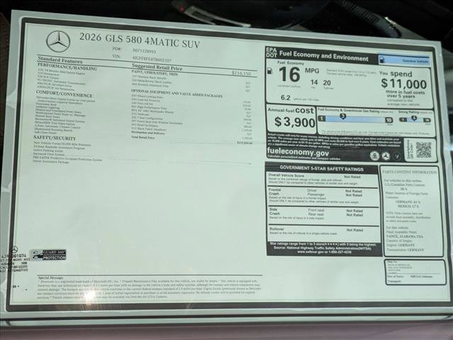 New 2026 Mercedes-Benz GLS 580 GLS 580 image 20