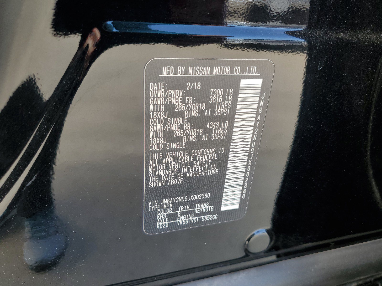Used 2018 Nissan Armada SV w/ Driver Package RWD image 29