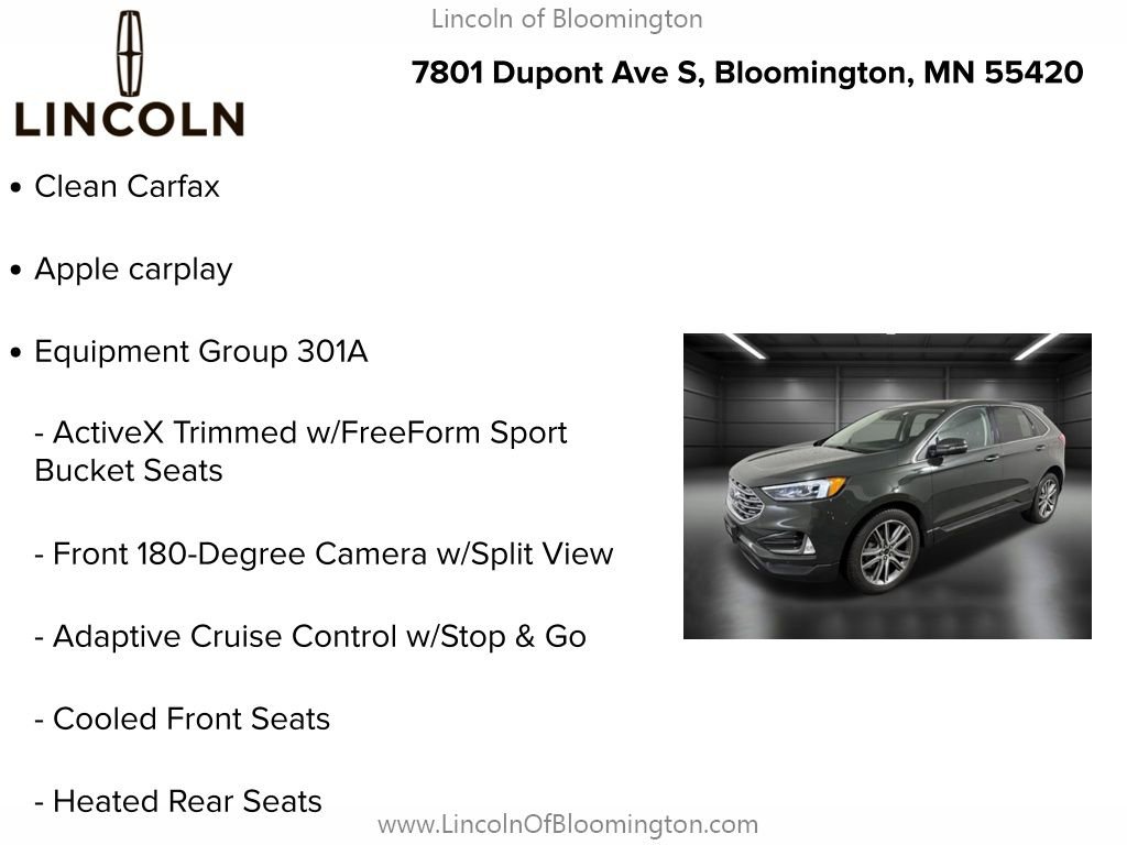 Used 2024 Ford Edge Titanium w/ Equipment Group 301A AWD/4WD image 5