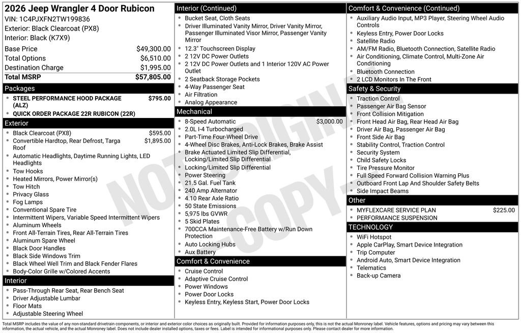 New 2026 Jeep Wrangler Unlimited Rubicon image 15