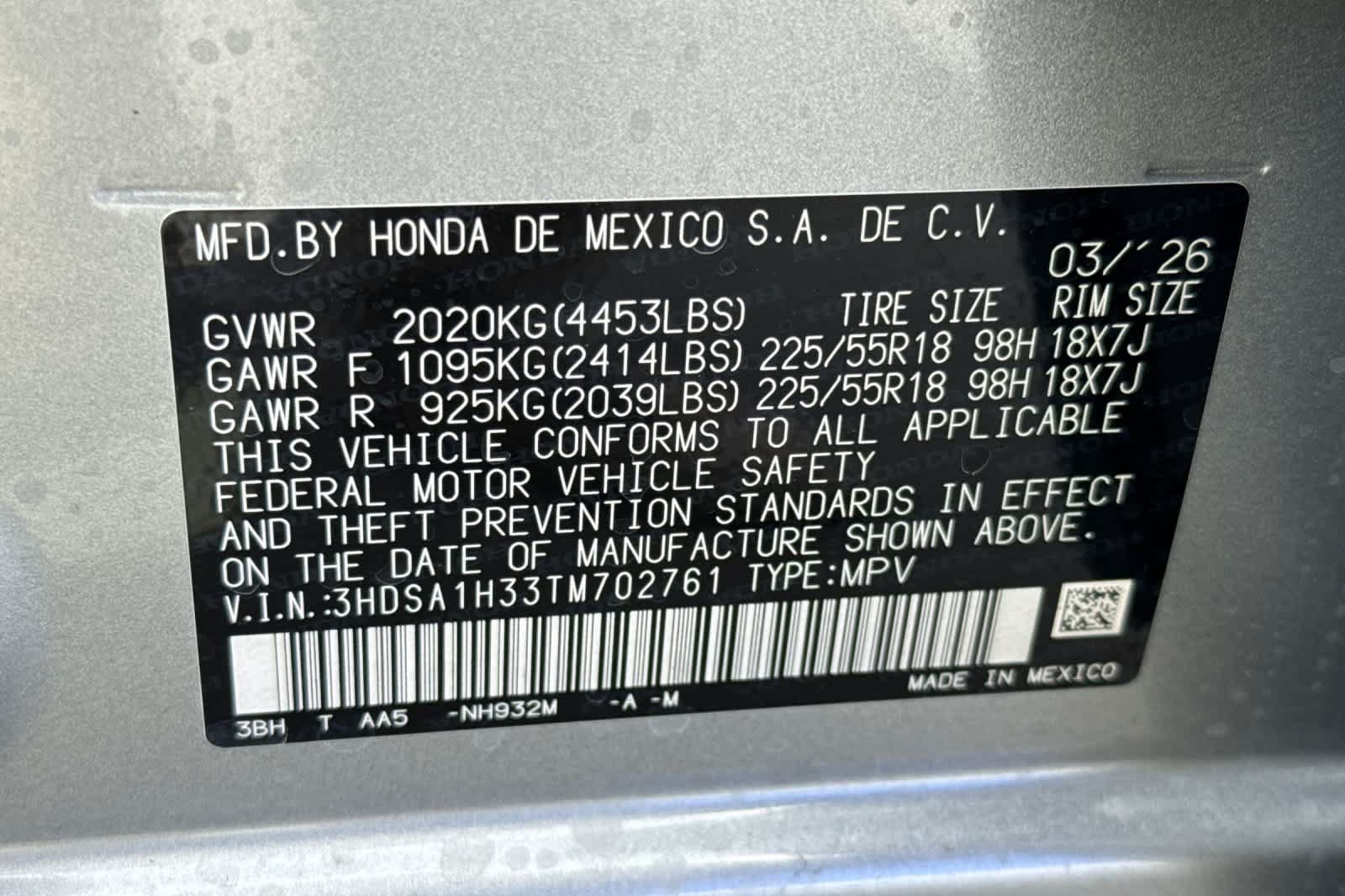 New 2026 Acura ADX FWD image 24