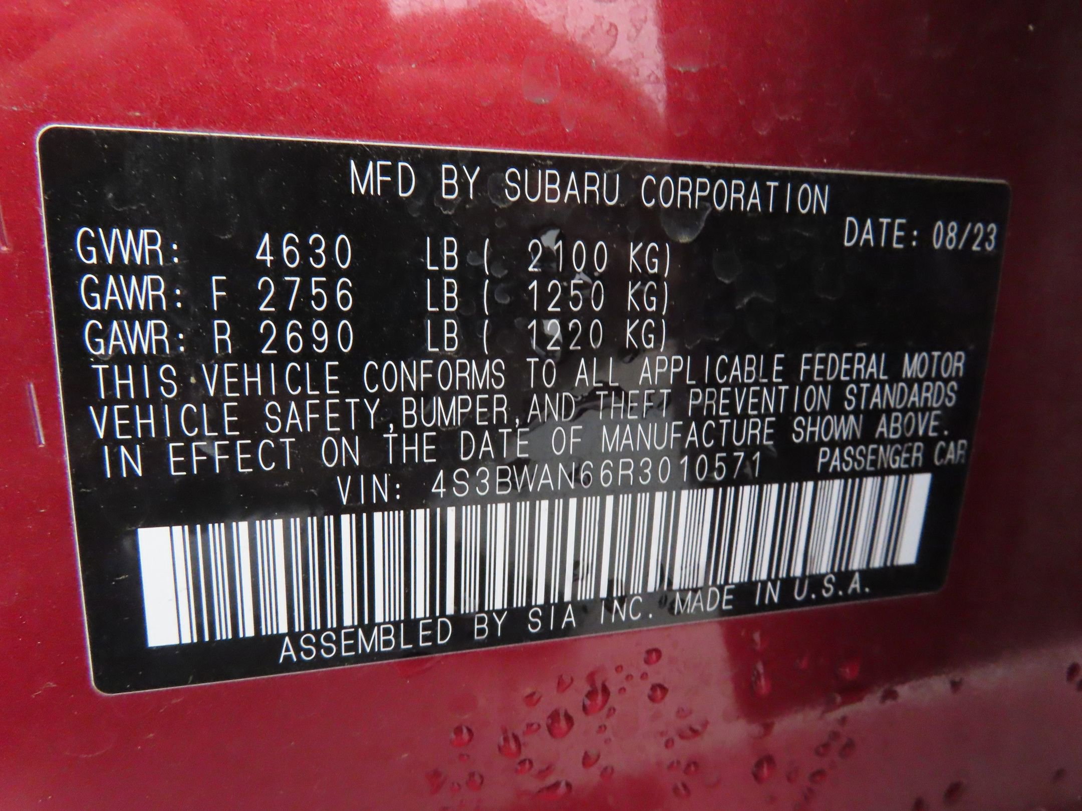 Used 2024 Subaru Legacy Limited AWD/4WD image 31