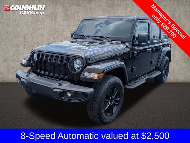 Used 2021 Jeep Wrangler Unlimited Sahara AWD/4WD image 4