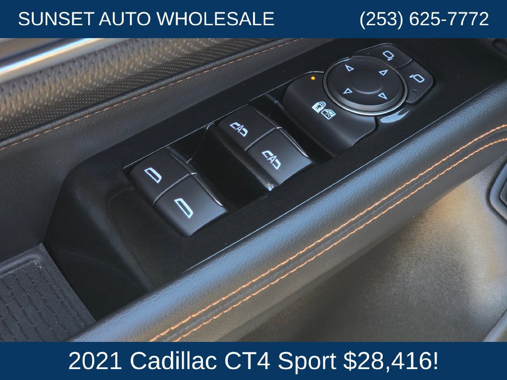Used 2021 Cadillac CT4 Sport w/ Technology Package AWD/4WD image 24
